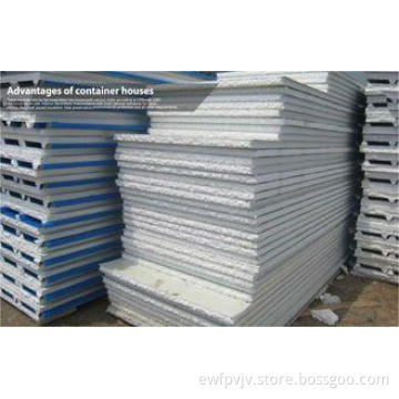 Portable Modular Container Home Kits EPS sandwich panel , d